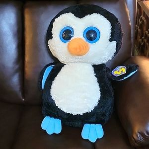 Ty beanie boo 16" penguin "waddles"